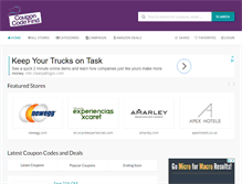 Tablet Screenshot of couponcodefind.com